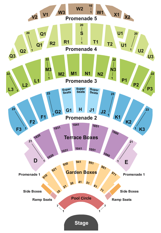 Hollywood Bowl Outlaw Music Festival Seating Chart